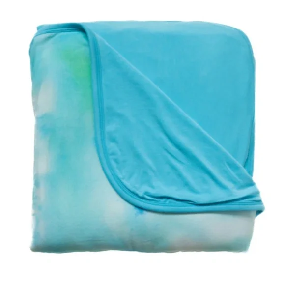 Tidepool Watercolor Large Cloud Blanket - Picture 6 of 7